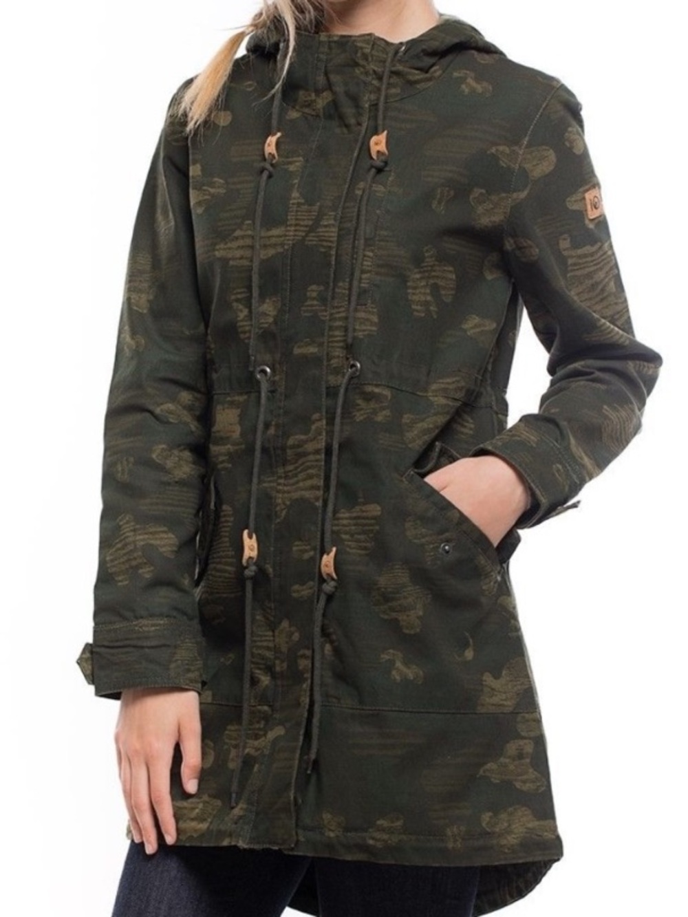 10 Tree Camo Hooded Jacket